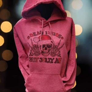 Dead inside but Jolly AF Hoodie (unisex)